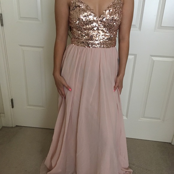 Promgirl Dresses | Prom Girl Dress - Rose Gold | Color: Pink | Size: S | Love2shop4my4es's Closet